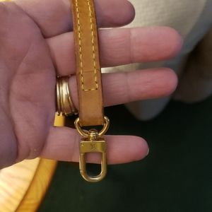 Authentic Louis Vuitton leather shoulder strap